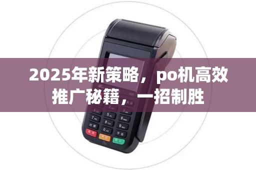 2025年新策略,po机高效推广秘籍,一招制胜 2025年新策略,po机高效推广秘籍,一招制胜