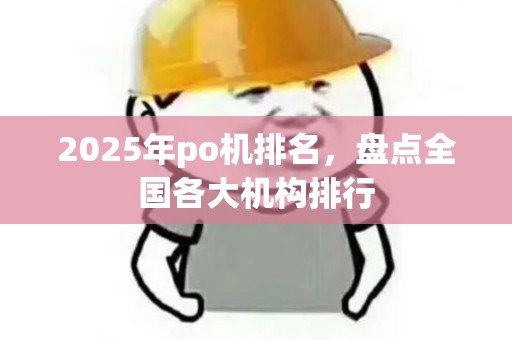 2025年po机排名,盘点全国各大机构排行 2025年po机排名,盘点全国各大机构排行