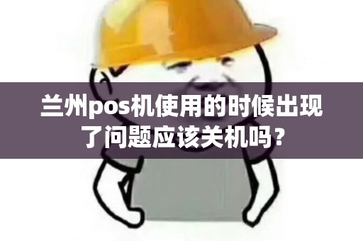 兰州pos机使用的时候出现了问题应该关机吗？
