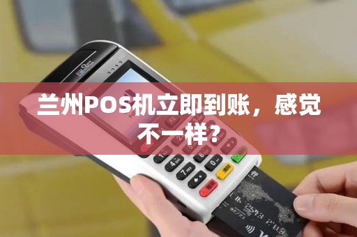 兰州POS机立即到账，感觉不一样？