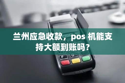 兰州应急收款,pos 机能支持大额到账吗? 兰州应急收款,pos 机能支持大额到账吗?
