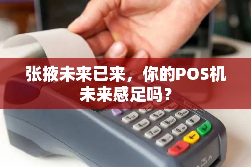 张掖未来已来，你的POS机未来感足吗？
