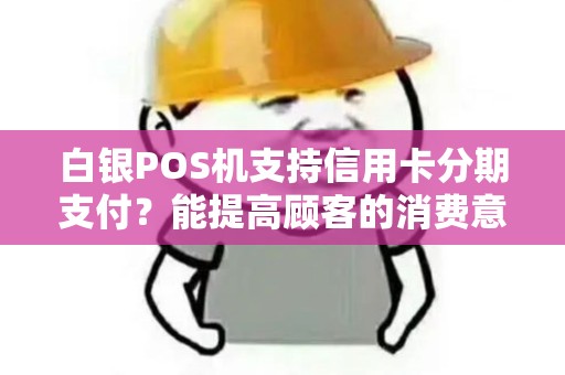 白银POS机支持信用卡分期支付？能提高顾客的消费意愿吗？