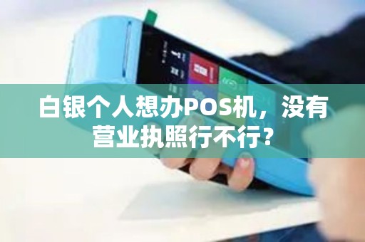 白银个人想办POS机，没有营业执照行不行？