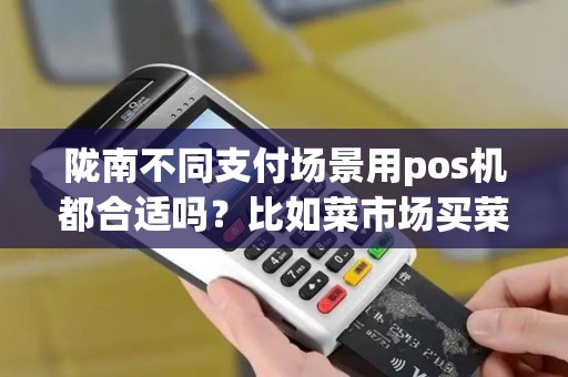 陇南不同支付场景用pos机都合适吗？比如菜市场买菜？