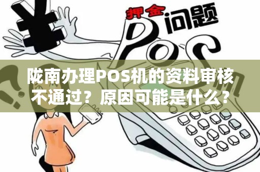 陇南办理POS机的资料审核不通过？原因可能是什么？