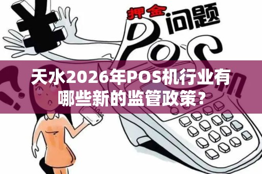 天水2026年POS机行业有哪些新的监管政策？