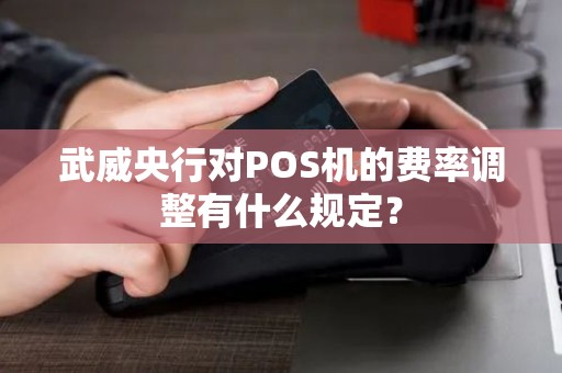 武威央行对POS机的费率调整有什么规定？