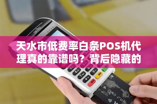 天水市低费率白条POS机代理真的靠谱吗？背后隐藏的3大风险！