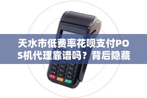 天水市低费率花呗支付POS机代理靠谱吗？背后隐藏的5大风险！
