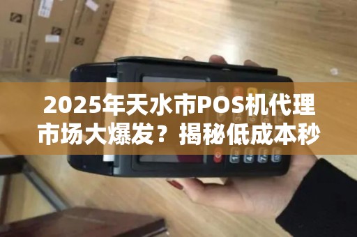 2025年天水市POS机代理市场大爆发？揭秘低成本秒到账背后的真相！