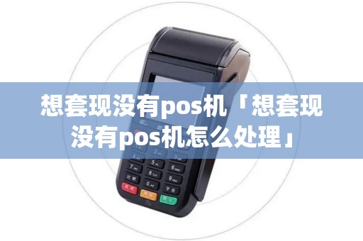 想套现没有pos机「想套现没有pos机怎么处理」 想套现没有pos机「想套现没有pos机怎么处理」