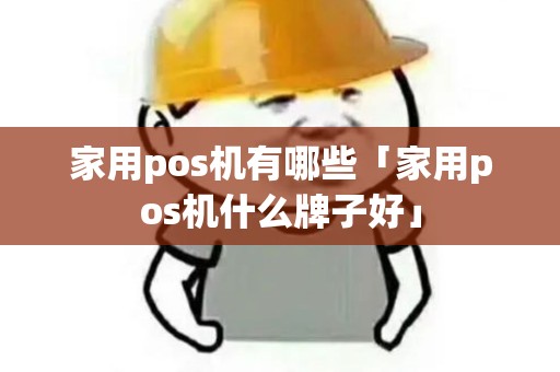 家用pos机有哪些「家用pos机什么牌子好」 家用pos机有哪些「家用pos机什么牌子好」