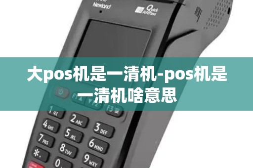 大pos机是一清机-pos机是一清机啥意思